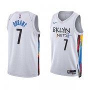 Brooklyn Nets Basketball Trikots NBA 2023-24 Kevin Durant 7# Weiß City Edition Swingman..